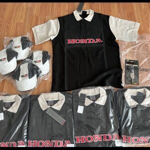 Honda Racing F1 Team 2000 Official Crew Lot – 4 Caps 5 Polos 1 Keychain NEW